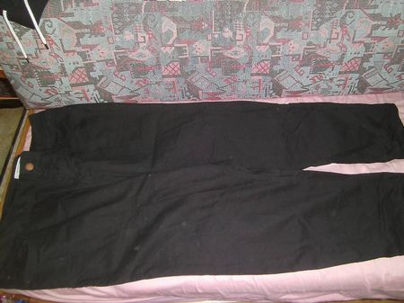 schwarze Jeans gr. 54 Kurznummer
