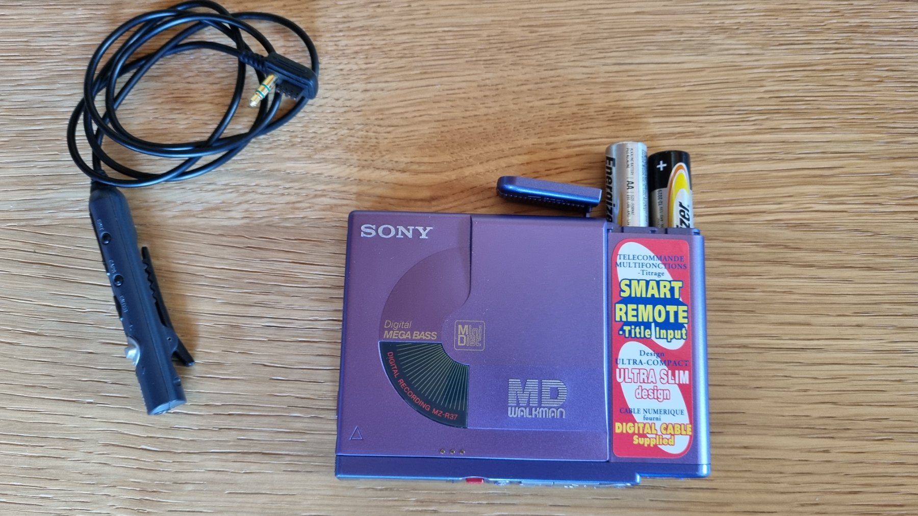 Sony Minidisc: Minidisc SONY MZ-R37 / Remote RM-MZ4R – Gebraucht aus Couvet von Mima0077 2
