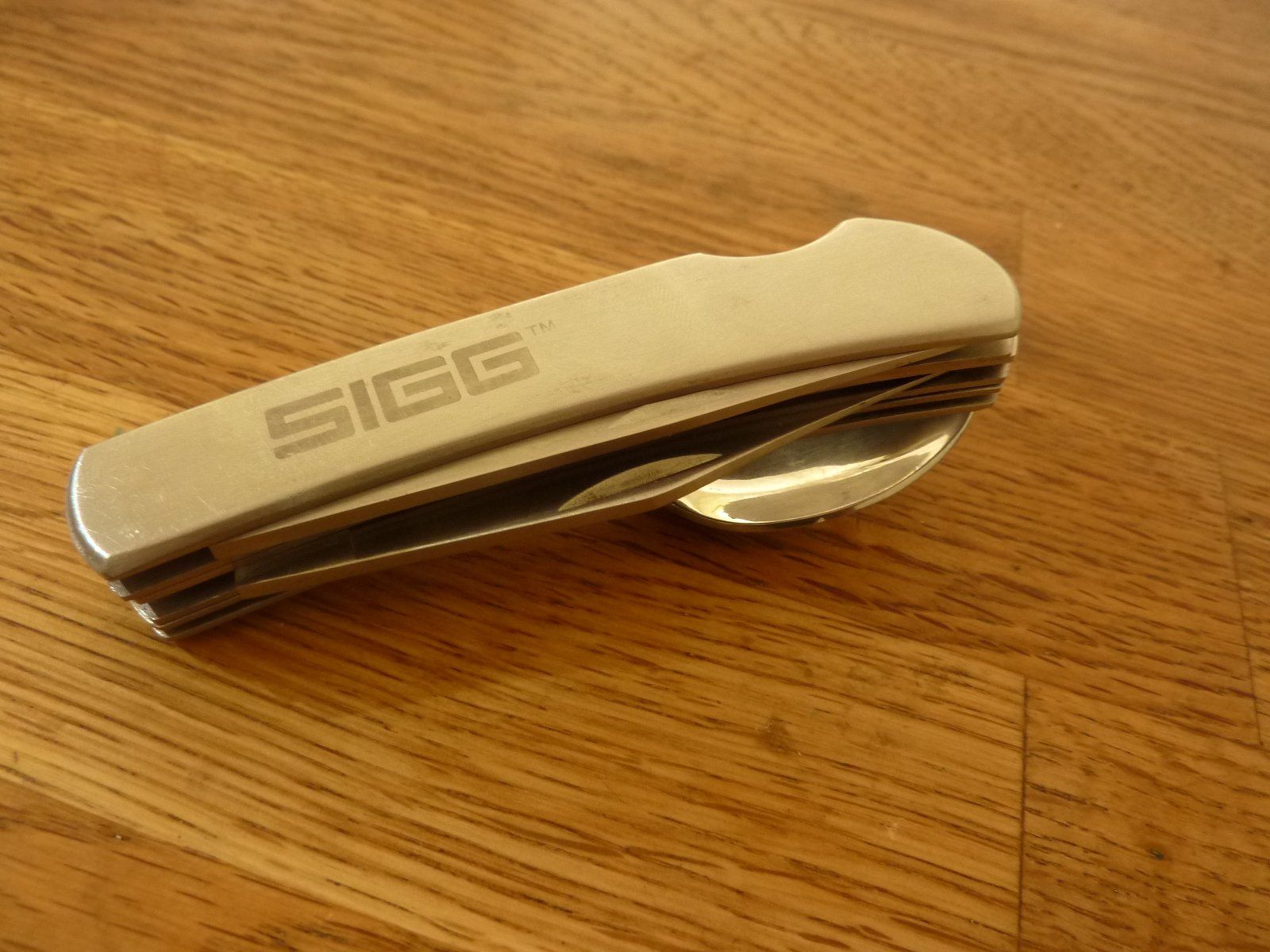 Coltelli tascabile: SIGG Outdoor Besteck Messer Edelstahl – Usato da Hochfelden venduto da swissice 2