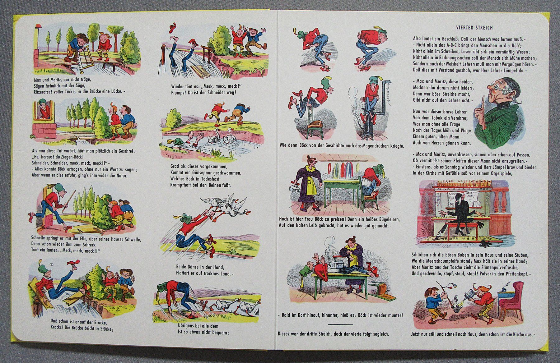 Bücher: Max und Moritz - eine Bubengeschichte in sieben Streichen – Gebraucht aus Auenstein von Padabimbim 3