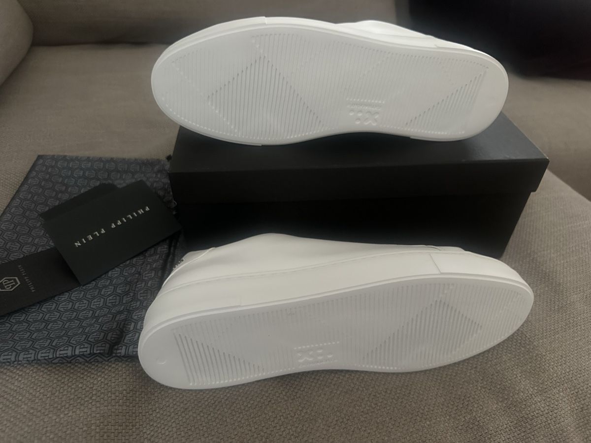 Philipp Plein Scarpe da uomo: Neue Philipp Plein Sneaker, weiss, Gr. 45 – Nuovo e nell'imballaggio originale da Wollerau venduto da Finkenwurf 1