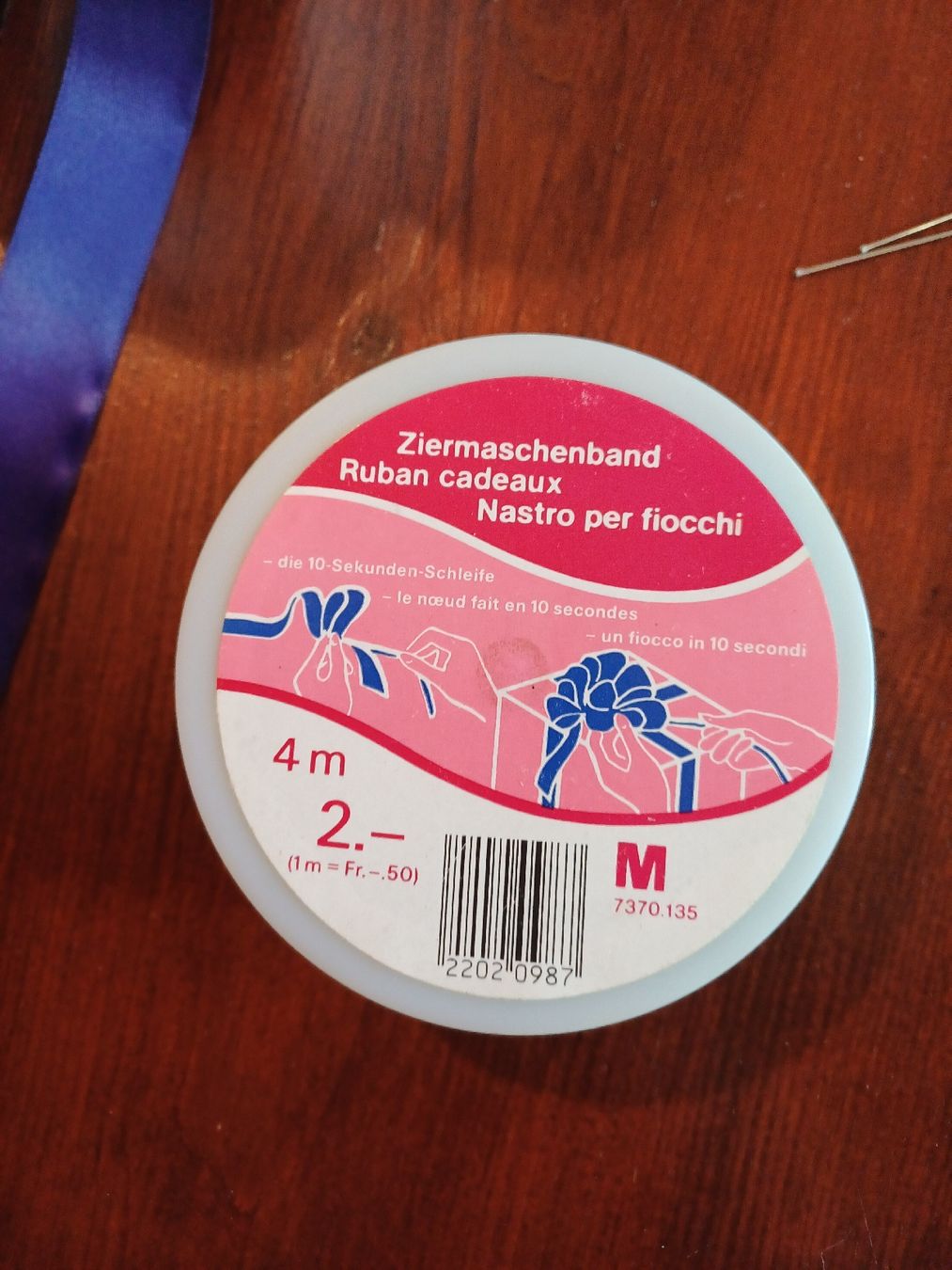 Nastri decorativi: 7 angefangene Geschenk oder Bastelbänder – Nuovo (secondo la descrizione) da Gächliwil venduto da lesidees 3