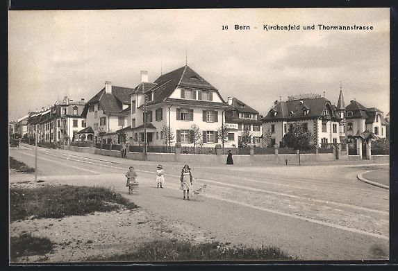 Cartoline postali: Bern, Kirchenfeld und Thormannstrasse, m – Usato da Berlin venduto da bartko-reher