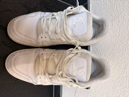 Louis Vuitton Trainer Sneaker Weiss Gr. 43