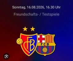3x Ticket Sektor G nebeneinander FC Basel vs. FC Barcelona
