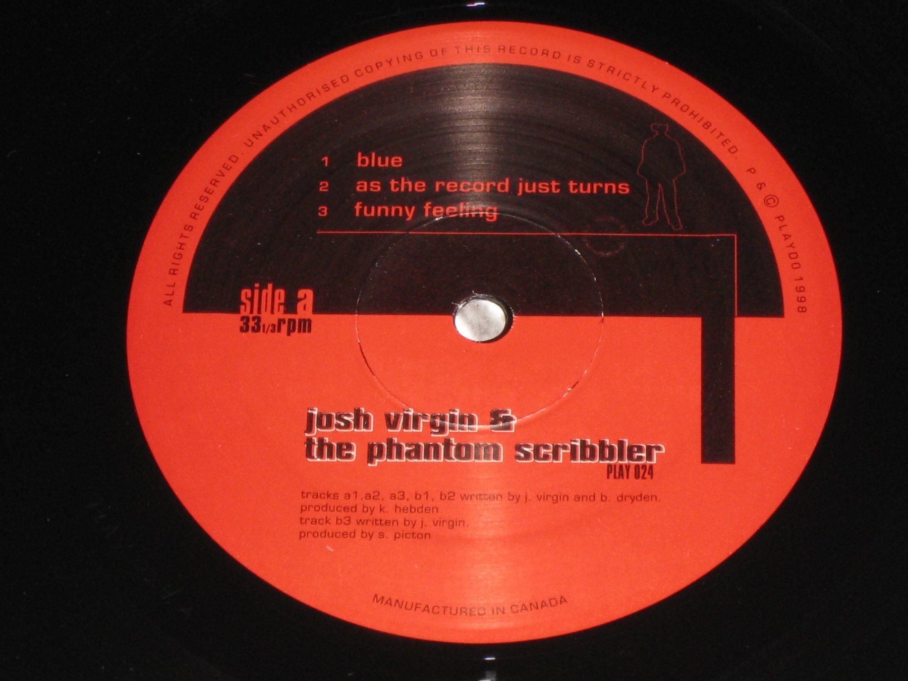 Dischi in vinile: LP - JOSH VIRGIN & THE PHANTOM SCRIBBLER – Usato da Steckborn venduto da Quo7 1