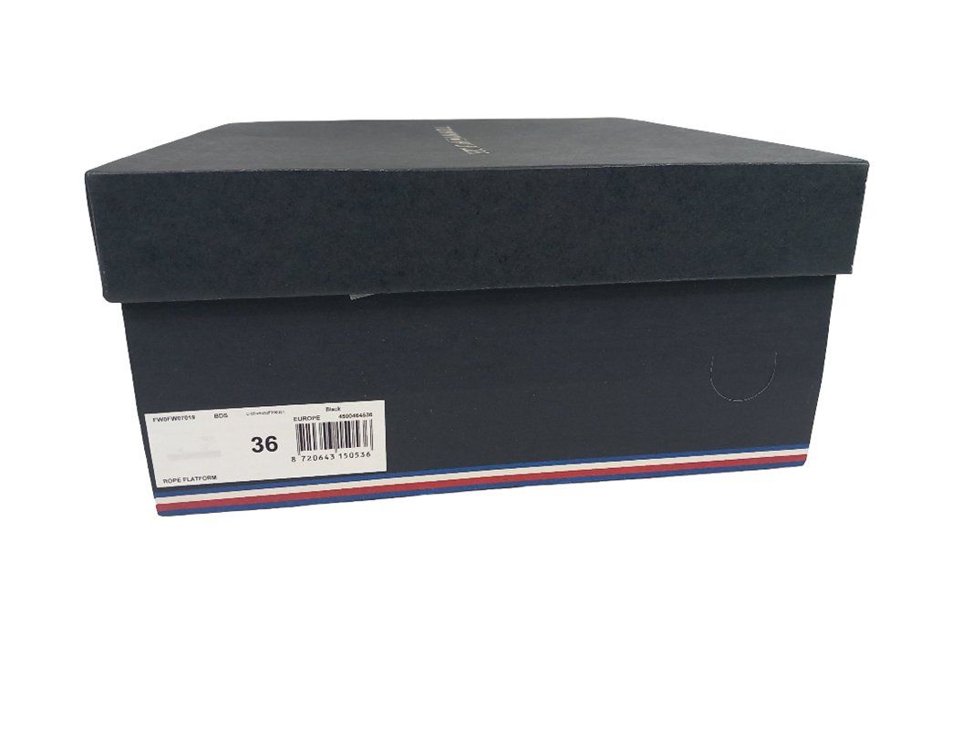 Tommy Hilfiger Scarpe da donna: Tommy Hilfiger Rope Flatform Lady Black – Usato da Hünenberg venduto da Restwert_Zug 2