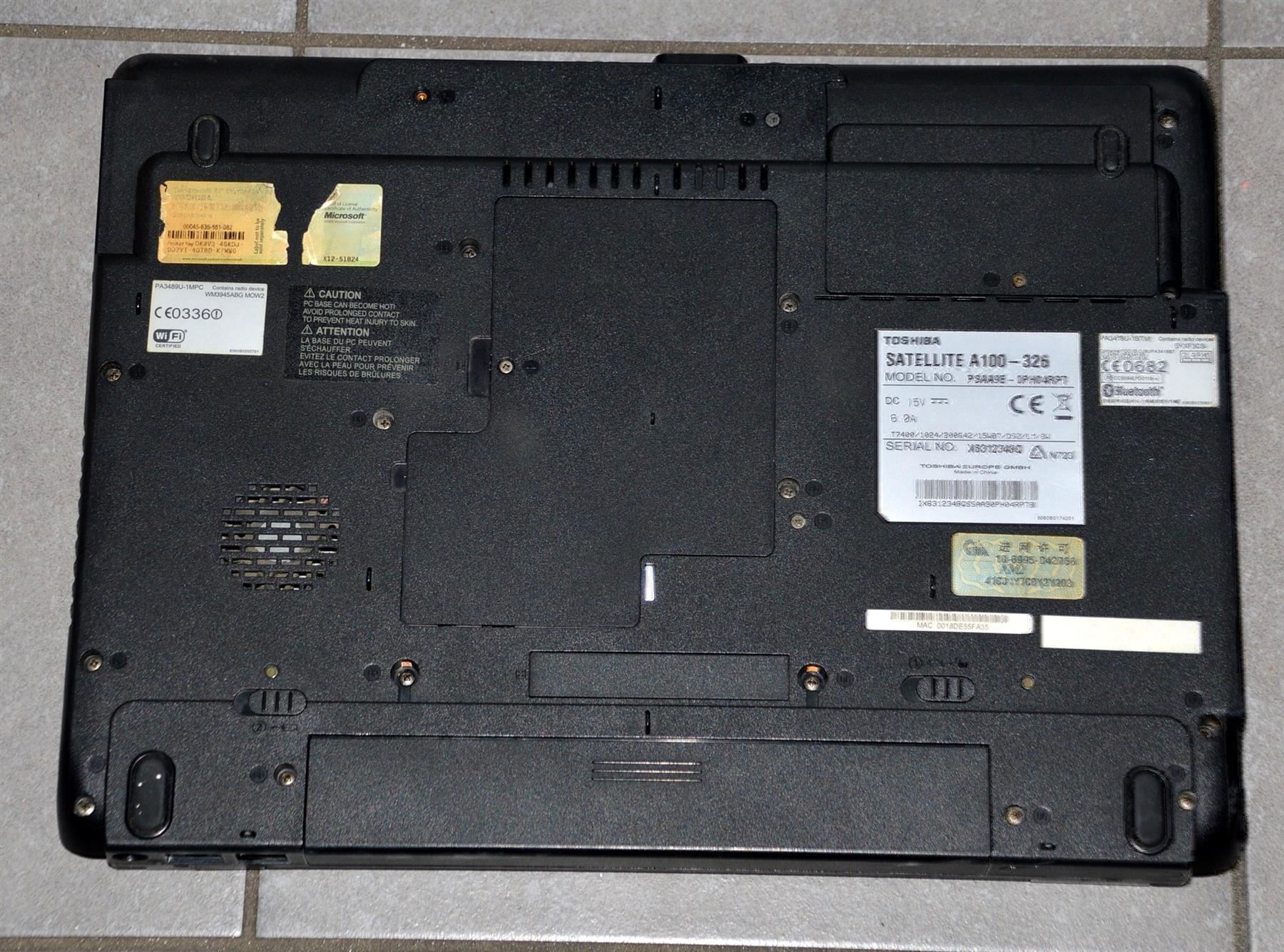 Toshiba Notebooks: Laptop Toshiba Satellite A100 15,4" – Gebraucht aus Collonges von arashee 5