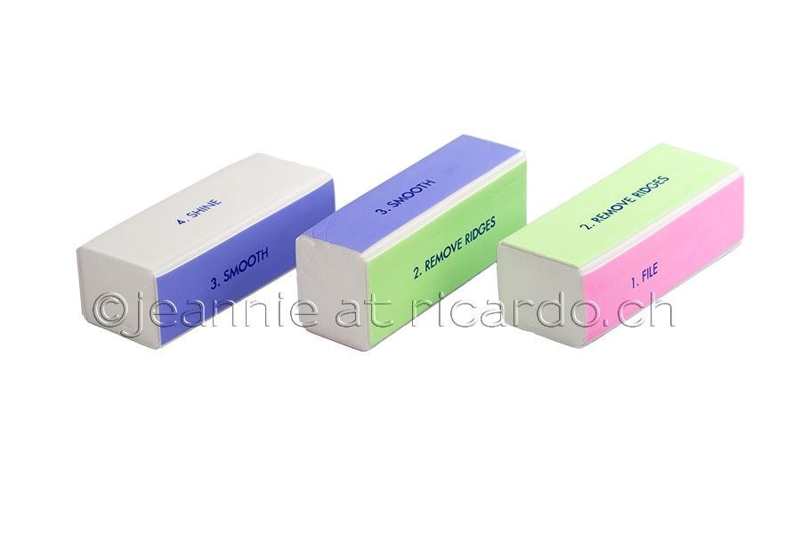 Unghie finte: Nagelfeile, Feilenpad, Schleifpad – Nuovo e nell'imballaggio originale da Embrach venduto da Jeannie