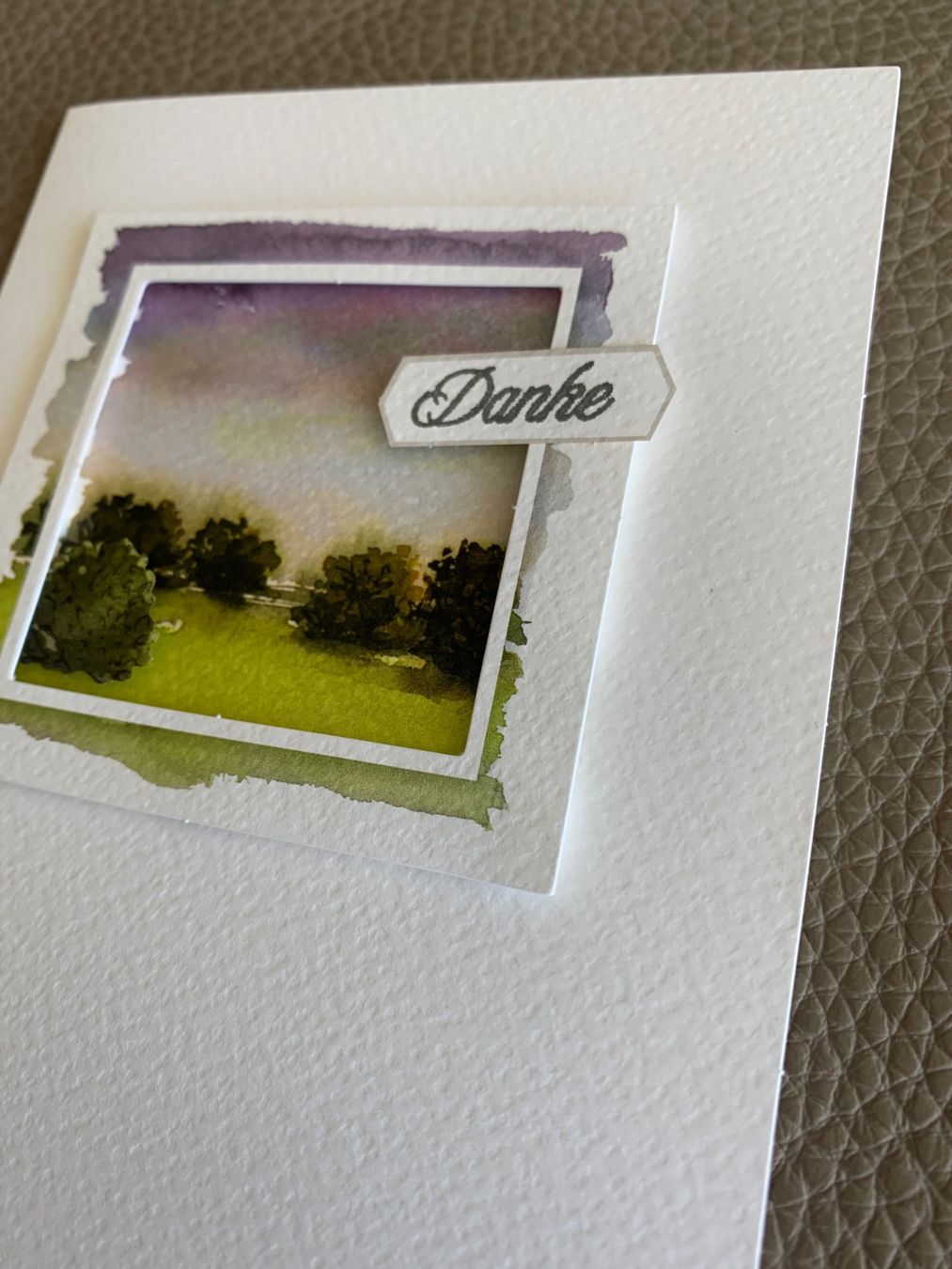 Cartoline: Handgemachte Dankeskarte „Danke“ – Usato da Emmenbrücke venduto da ric_5n8k 3