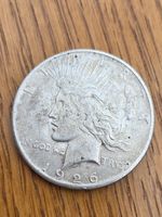 Pièce en argent américaines 1926 diamètre 37 poids 26,8