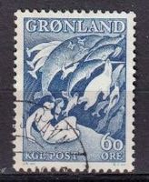 Grönland,  Mi 39b ⊙., KW € 1.00