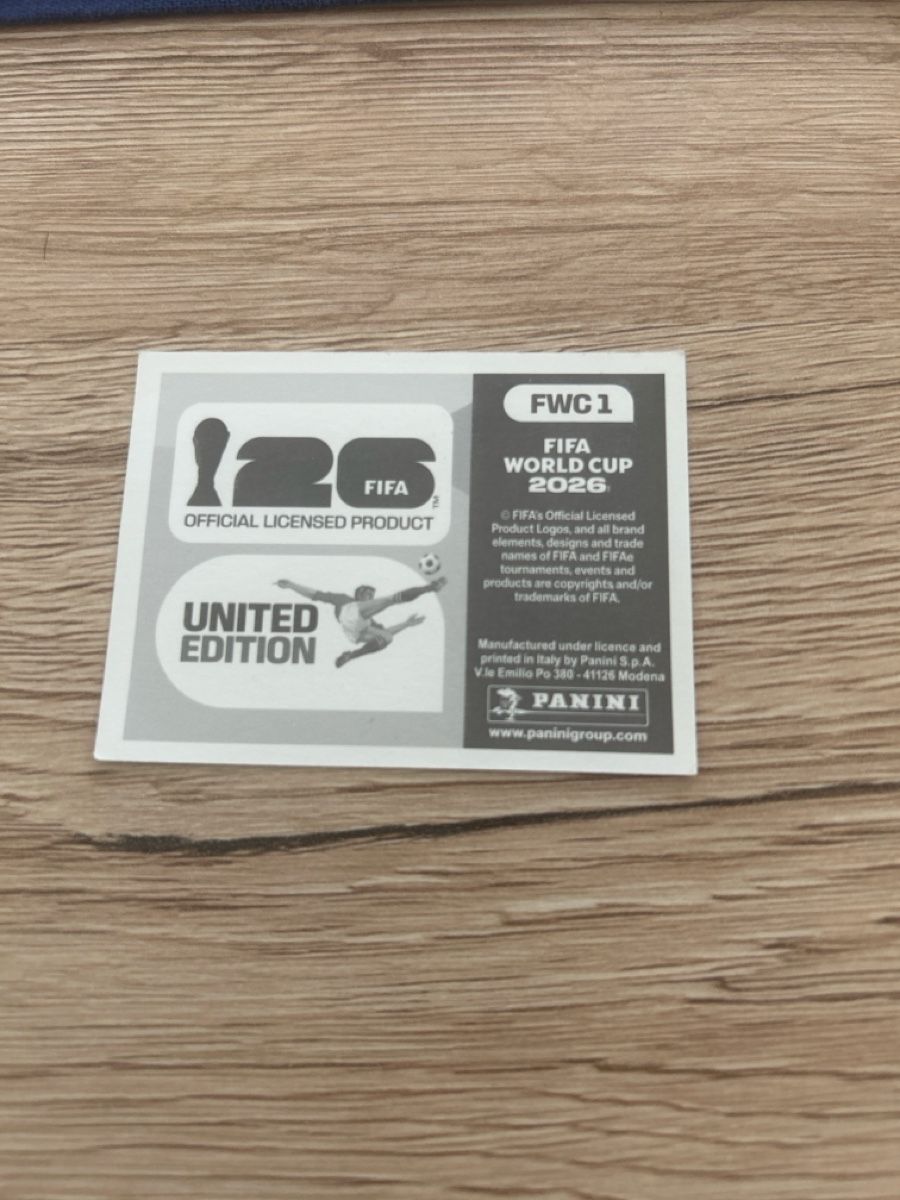 Panini Carte collezionabili: Panini WM 2026 FWC 1 – Nuovo (secondo la descrizione) da Mörel venduto da pin_9qpl 1