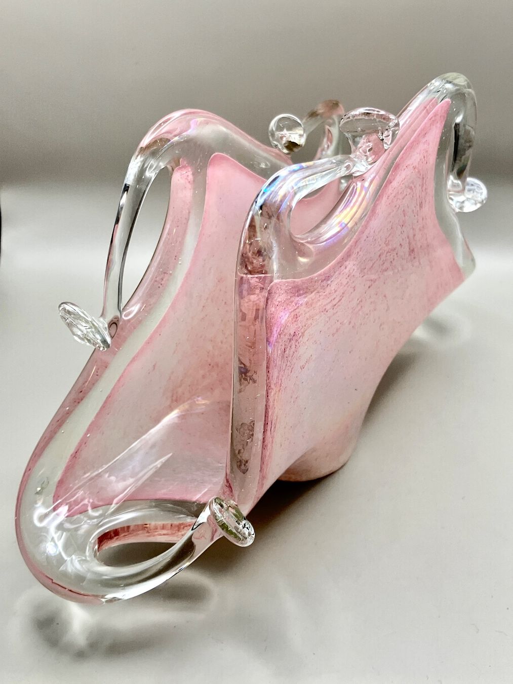 Murano Bicchieri: Murano Kristall Serviettenhalter – Usato da Horw venduto da luzernicus 2