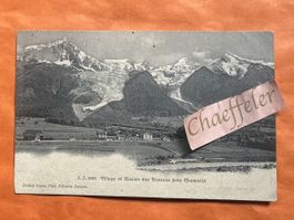 Alte AK, Village et Glacier des Bossons prés Chamonix