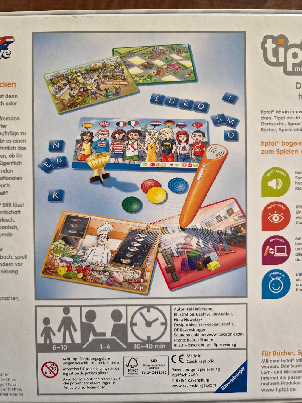 Ravensburger Jeux: Tiptoi Spiel "Die internationale Sprachen-Rallye" – D'occasion à Giswil par monimaus08 2