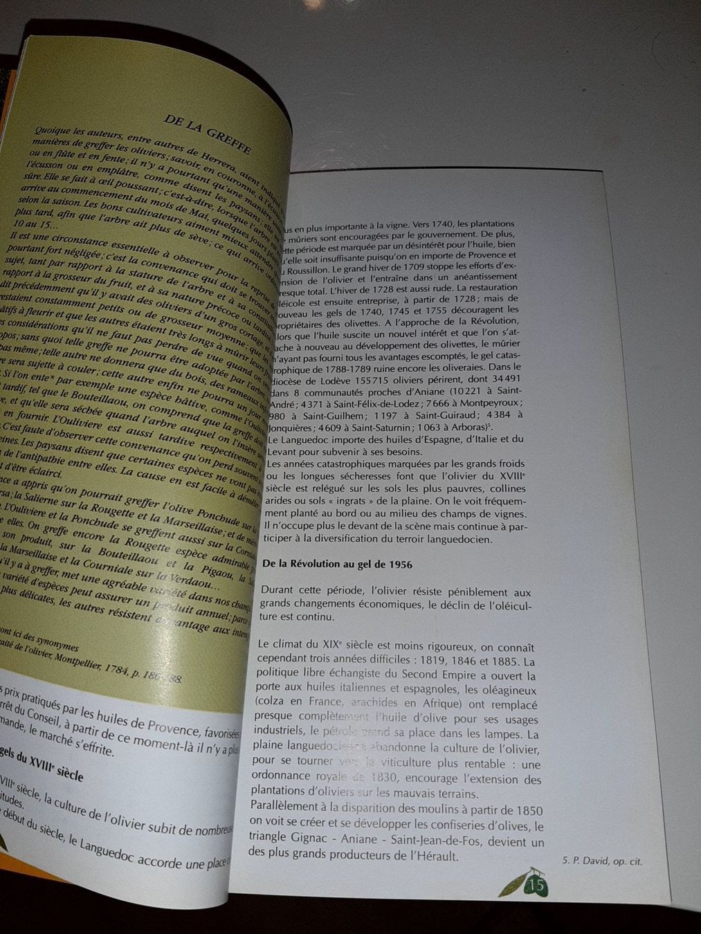 Libri: La route de l'olivier – Usato da Le locle venduto da juliensaran 3