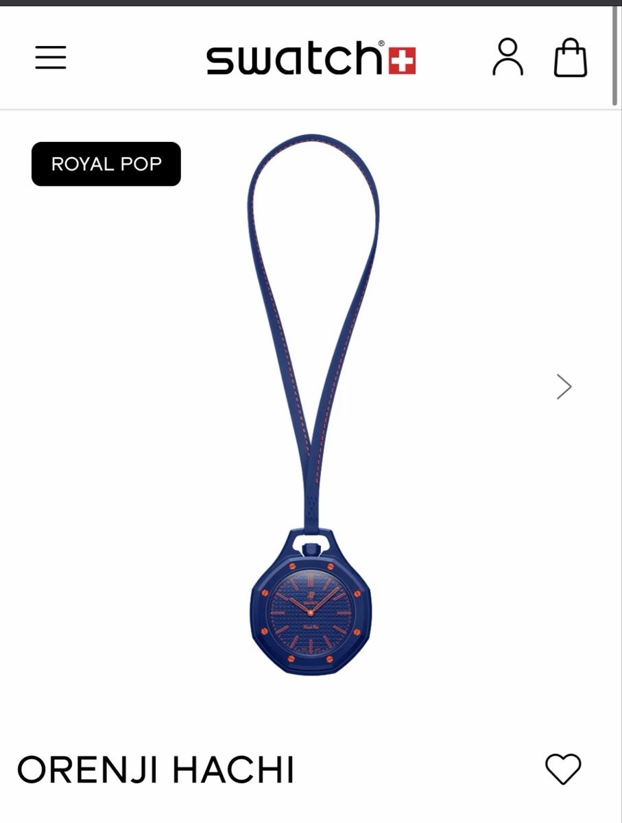 Swatch Orologi: Ap x Swatch Royal Pop – Nuovo e nell'imballaggio originale da Genève venduto da DreamSeeker 3