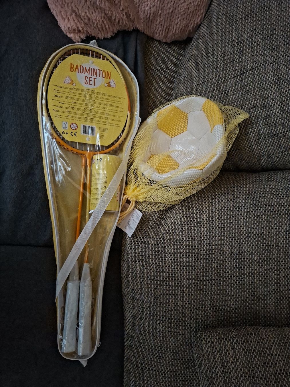Palloni: Badminton Set & Fussball – Nuovo e nell'imballaggio originale da Baden venduto da rocket85