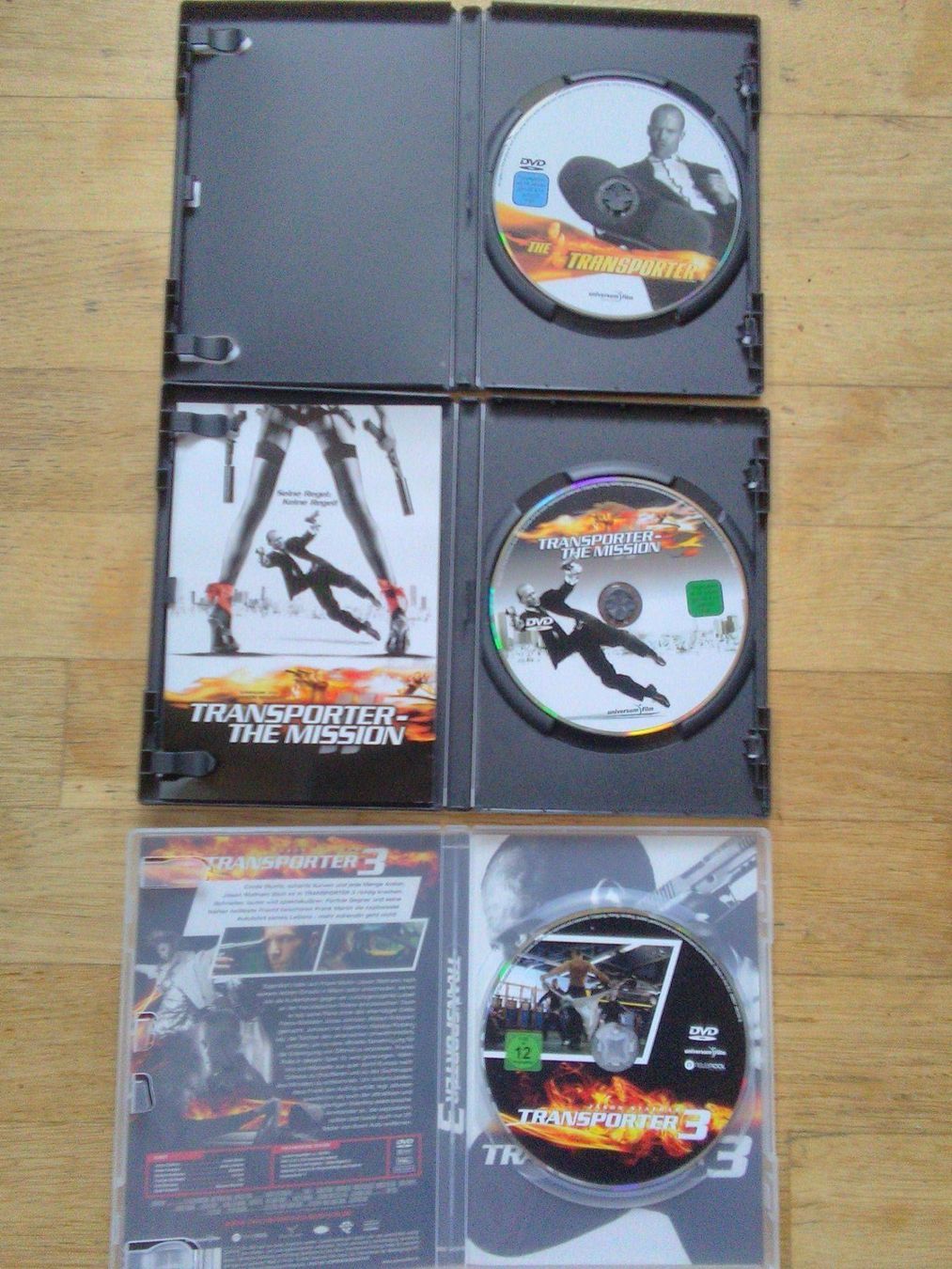Tutti i DVDs: The Transporter  (1-3)           DE & EN – Usato da St. Gallen venduto da elkapone 2