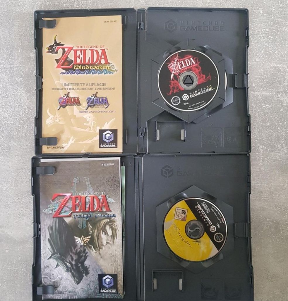 Nintendo Spiele: Zelda The Wind Waker & Twilight Princess - Gamecube! – Gebraucht aus Oensingen von ece_8k7q