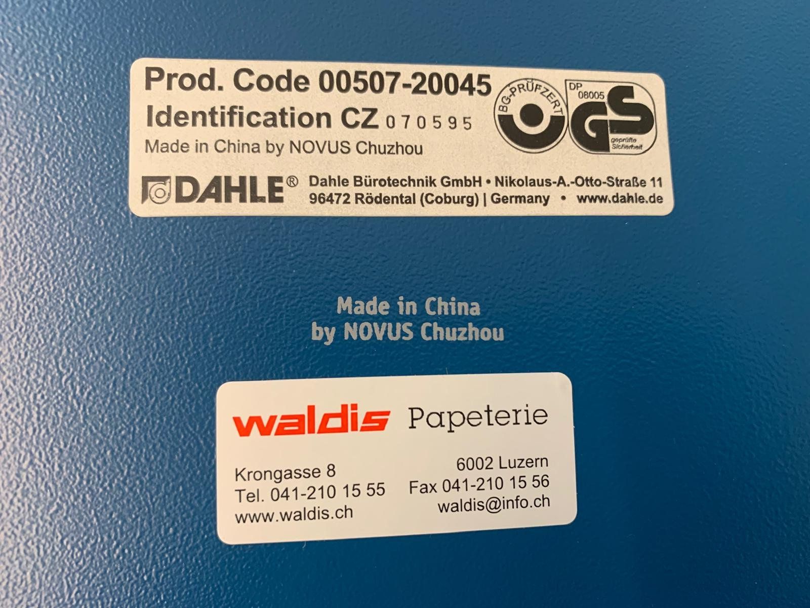 Alle Werkzeuge: Schneidemaschine DAHLE 507 Neuwertig – Gebraucht aus Grossdietwil von fab_8bdy 4
