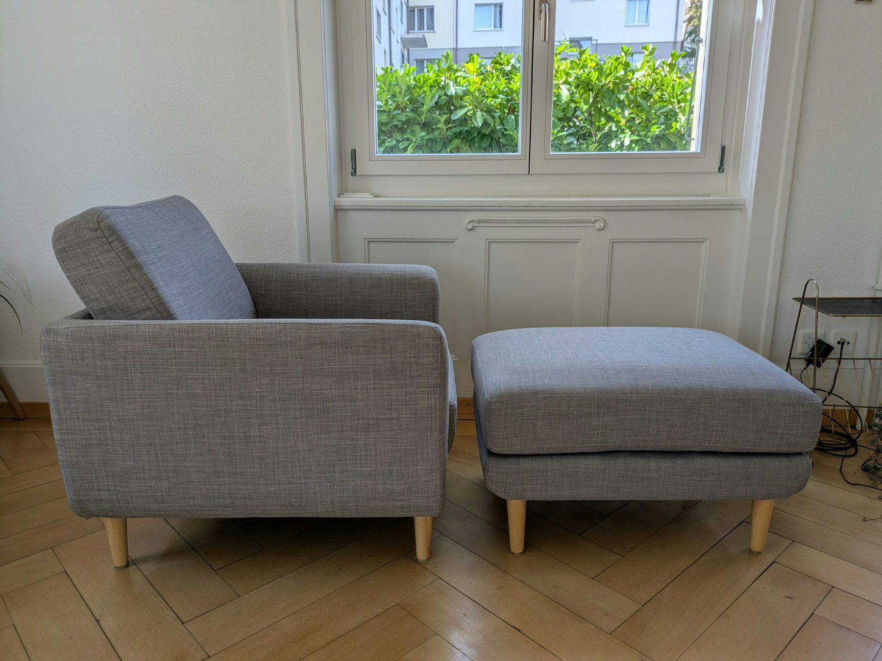 La Redoute Fauteuils: Sessel mit Hocker von La Redoute – D'occasion à Bern par CorinaG 2