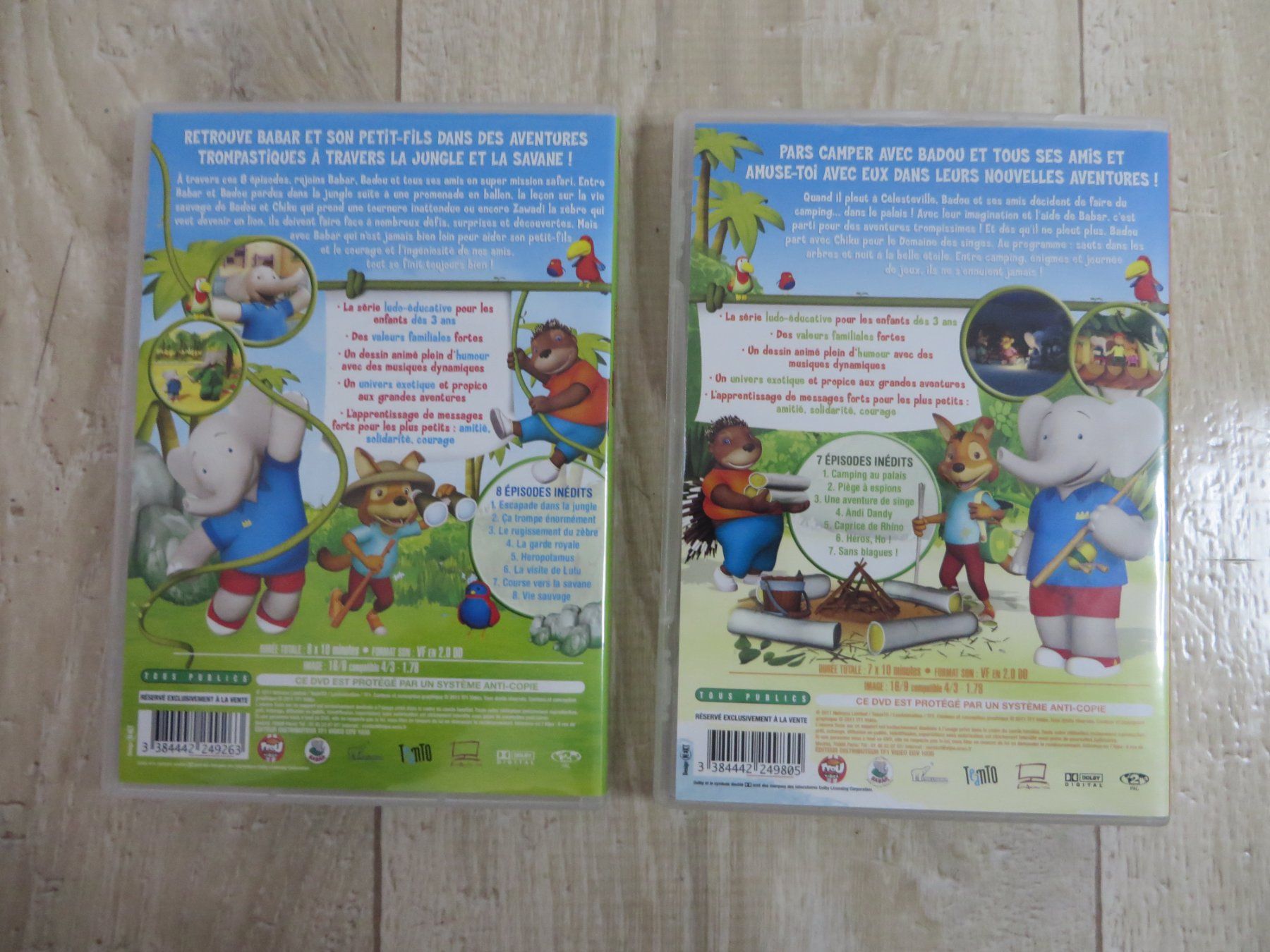 Alle DVDs: J227 - Babar Les Aventures de Badou - 2 DVD – Gebraucht aus Sottens von locepa 1