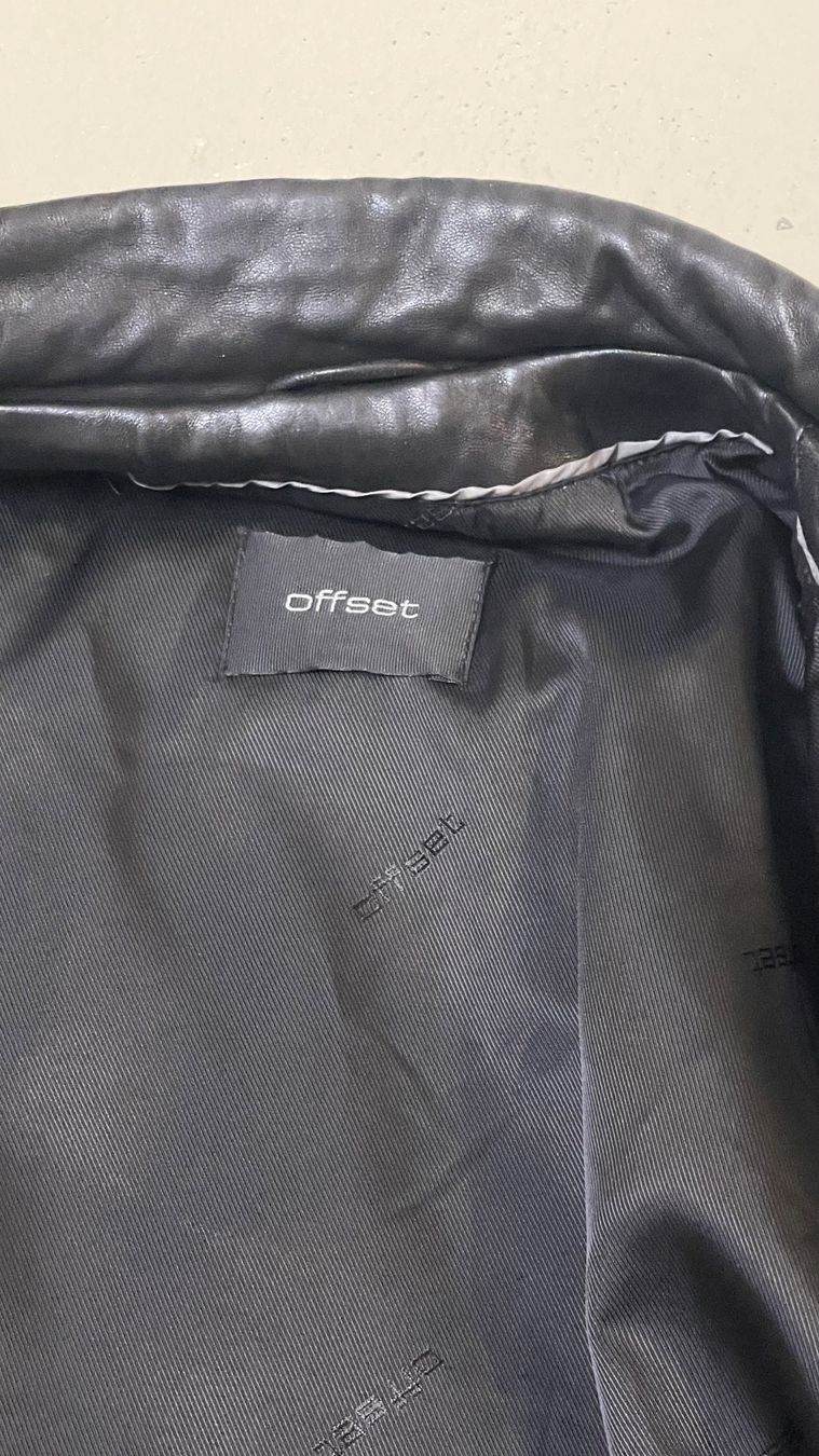 Mäntel: Schwarzer Ledermantel Offset Gr. 50 Übergangsjacke Herbst – Gebraucht aus zeihen von Racer-71 2