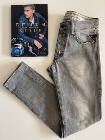 REPLAY JEANS LENRICK Slim Fit Gr.29/32er Grau