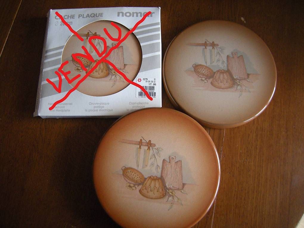 Cuisines complètes: Caches plaques électriques de 20cm, 2 pces peu utilisées – D'occasion à Roche VD par pre_h85m
