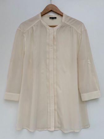 Claudia Sträter Seide Bluse Gr.44