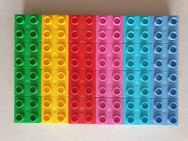 Lego Duplo (31) 24 Bausteine 2x2 Noppen