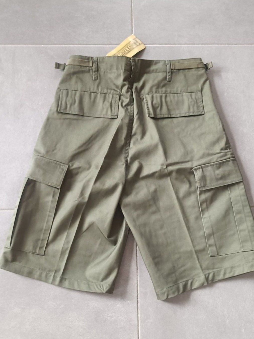 Pantaloni: Short Mil-Tec olive taille S NEW – Nuovo e nell'imballaggio originale da Pampigny venduto da Calypso06 1
