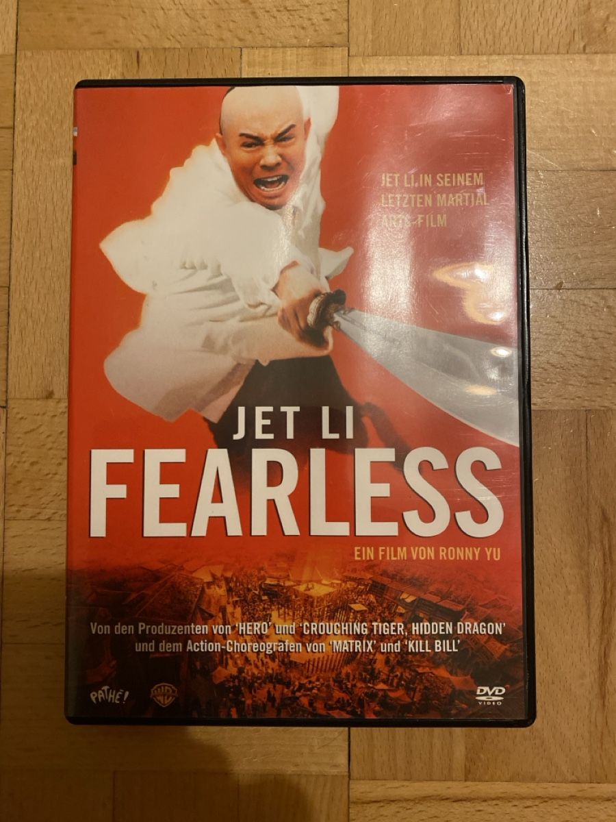 Tutti i DVDs: Fearless - Jet Li – Usato da Zürich venduto da Wim-Broccoli