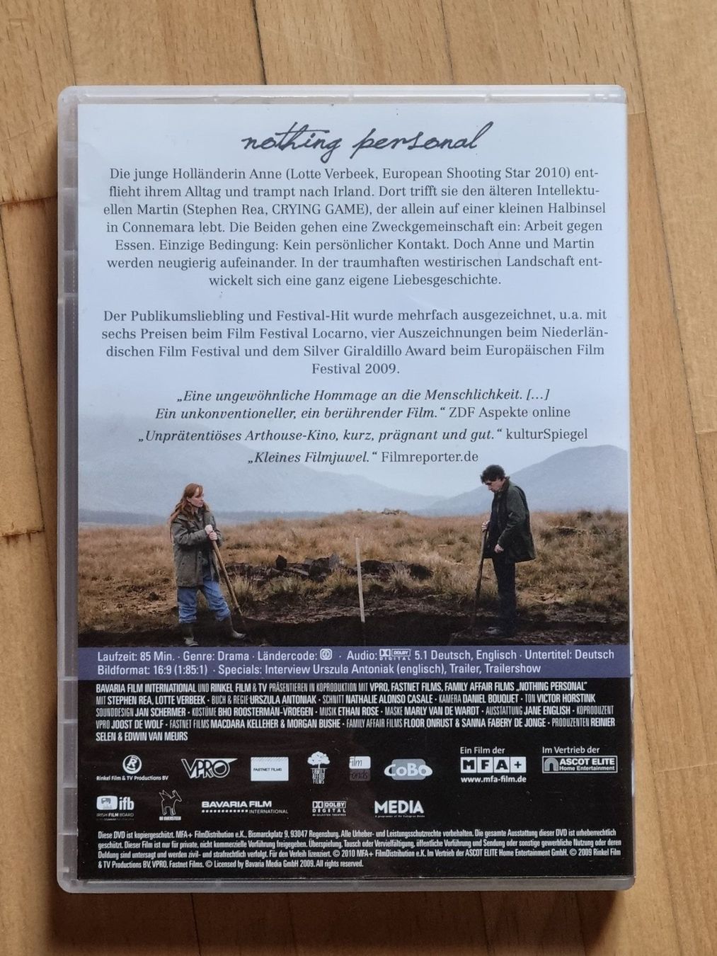 Tutti i DVDs: Nothing Personal, DVD Drama – Usato da Winterthur venduto da Belzarek 1