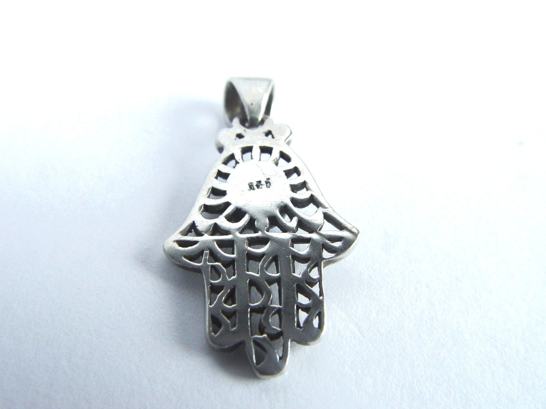 Ciondoli: Fatima Hand (Hamsa) Silber 925 mit Opal – Usato da Henggart venduto da gernli 5