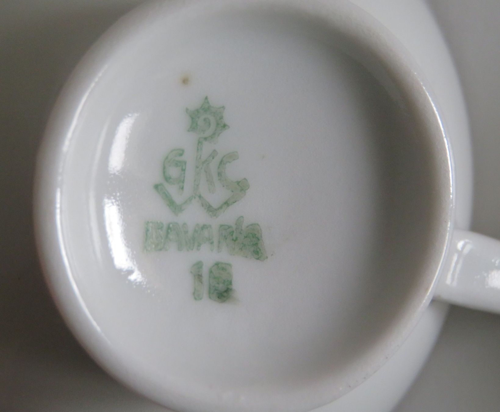 Tazze: Sammlertasse Teetasse GKC Bavaria, um 1960 – Usato da Oberriet SG venduto da Manick 7