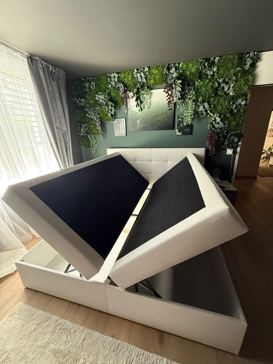 Letti: Boxspringbett weiss mit Kopfteil gebraucht – Usato da Merenschwand venduto da den_7yzz 1