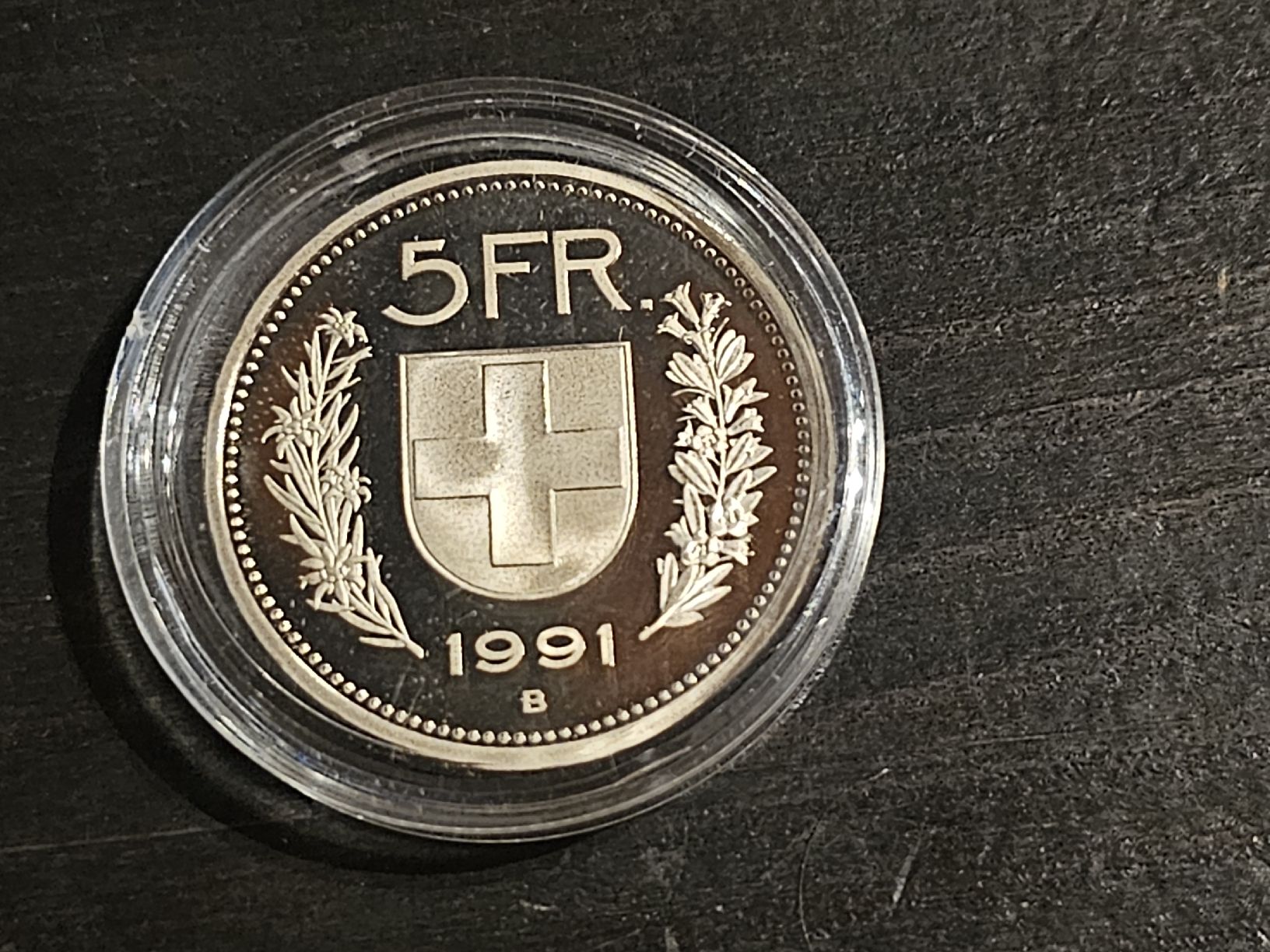Tutti le monete: 1991 selten 5 fr!!!! – Nuovo (secondo la descrizione) da la neuveville venduto da houeka
