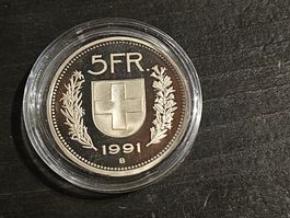 1991 selten 5 fr!!!!