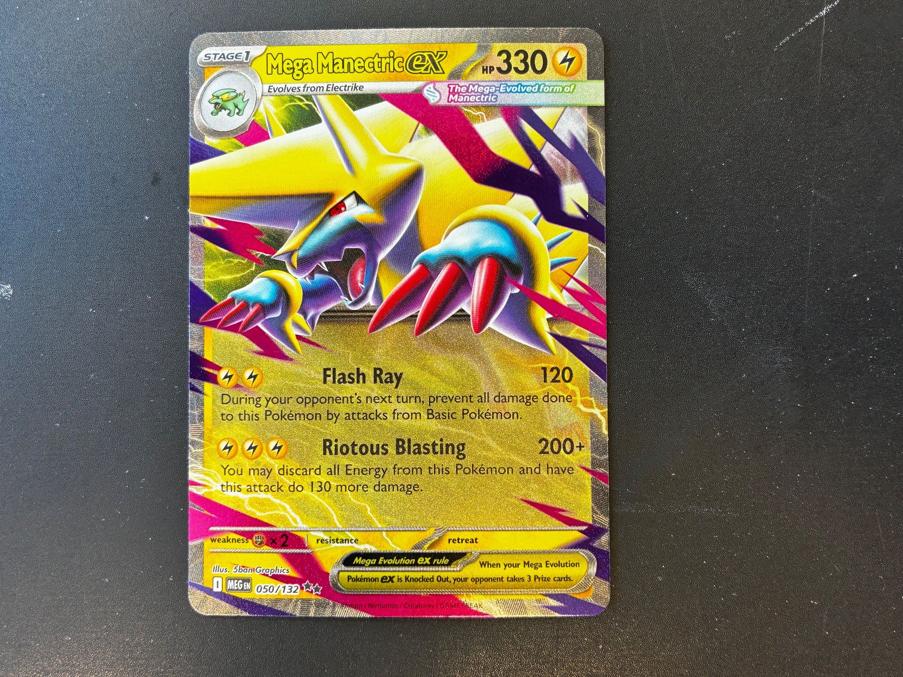 Pokémon Sammelbilder & Trading cards: Mega Manectric EX 050/132 - Mega Evolution - en – Neu (gemäss Beschreibung) aus Hütten von yve_tf69