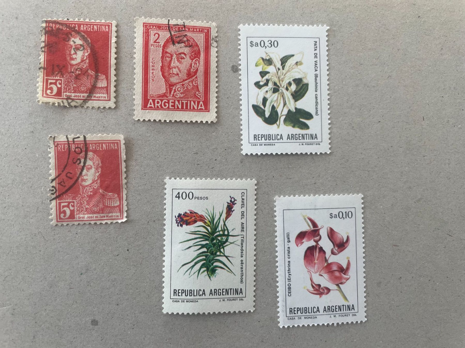 Tutti i francobolli: Argentinien Briefmarken-Sammlung, Diverse Motive – Usato da Mägenwil venduto da Zidane1