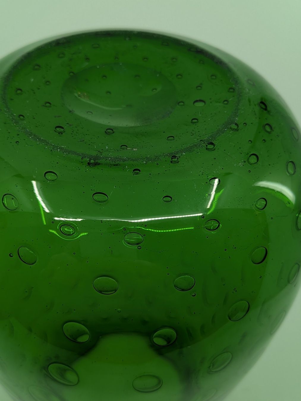 Vasi & Recipienti: Grüne Vase Bubble Glasvase – Usato da Emmen venduto da magelan 3