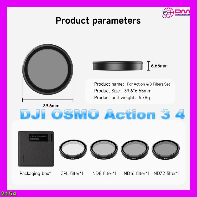 TEHAOUU Magnetisches Objektiv Für DJI Osmo Pocket 3 | Weitwinkel & Makro | Anamorphot