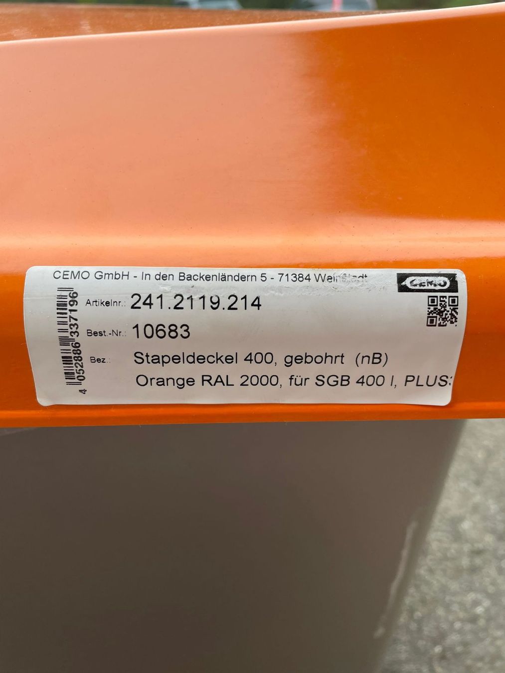 Contenitori & Simili: CEMO Streugutbox 400L - Professionell – Nuovo e nell'imballaggio originale da Wängi venduto da LiqKojote 5