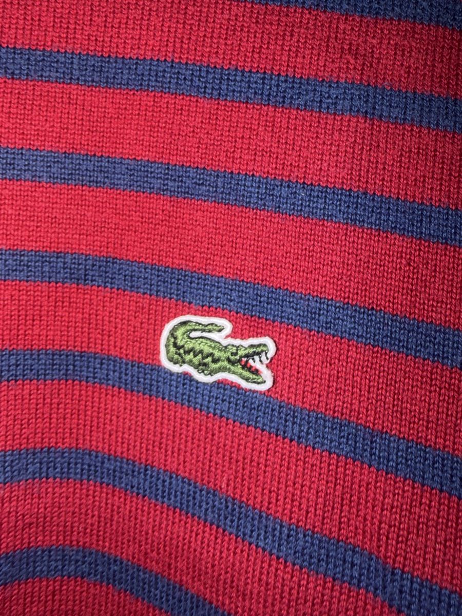 Lacoste Pullover & Sweatshirts: Pull Lacoste rayé rouge/bleu marine, taille 5 – Gebraucht aus Genève von sho_67qj 2