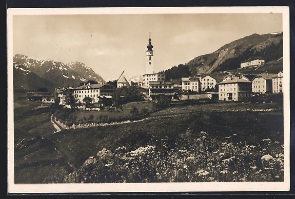 Cartoline postali: AK Fetan, Ortspartie mit Kirche, 1925 – Usato da Berlin venduto da bartko-reher