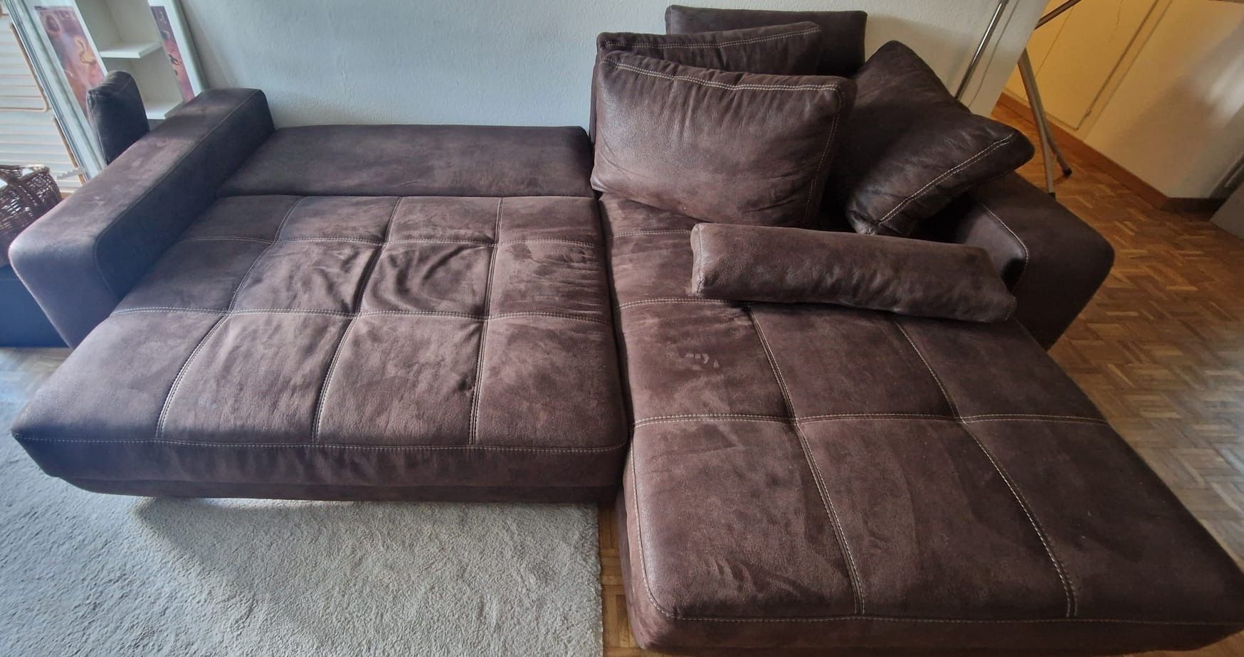 Divani: Grosses Eck-Schlafsofa mit Topper & 2x Stauraum – Usato da Richterswil venduto da mku_6ckz 1