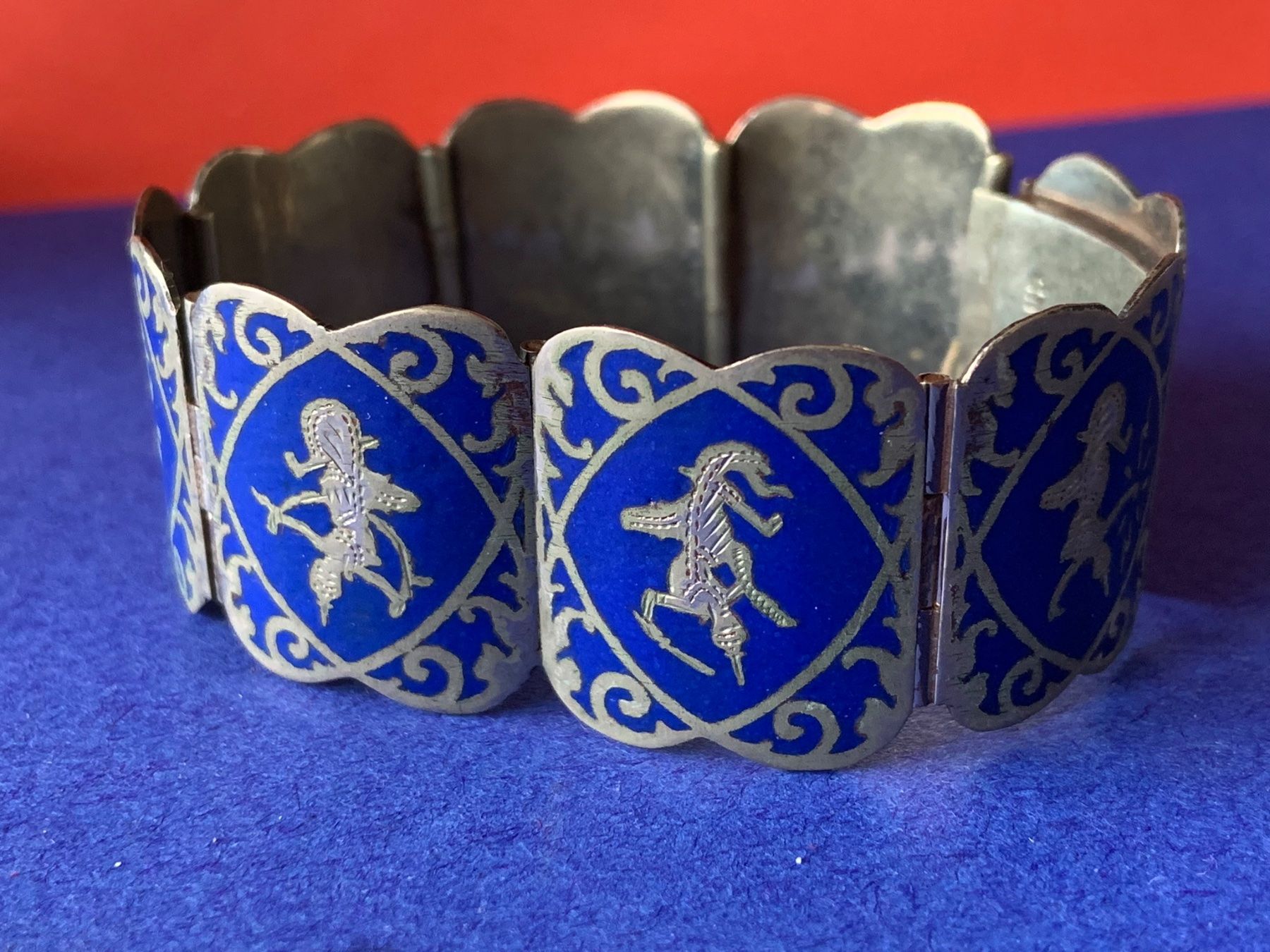 Bracciali & Braccialetti: Armband indonesisch blau – Usato da Laufen venduto da Bellebellezza 2
